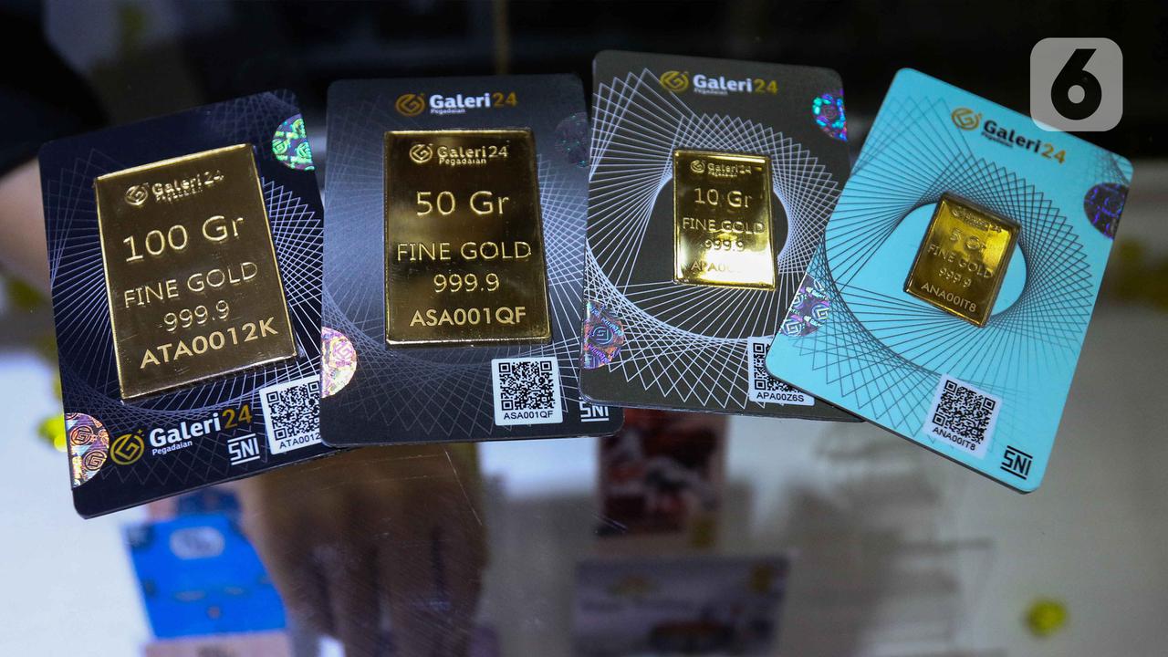 Emas Antam Anjlok Drastis Rp 260 Ribu, Luruh di Bawah Rp 3 Juta per Gram