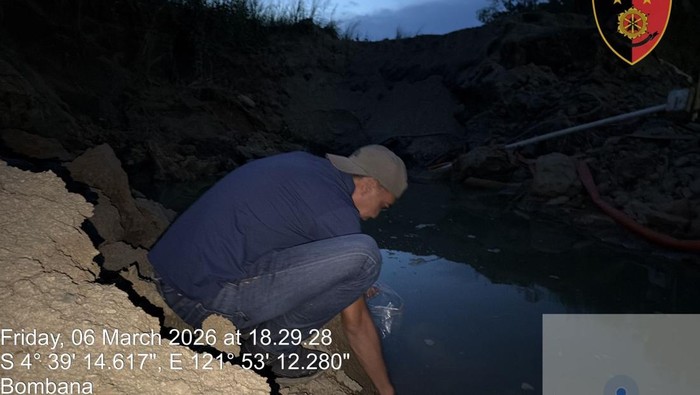 Bareskrim Bekuk Sindikat Tambang Emas-Mineral Ilegal di Sultra, Puluhan Ton Antimoni Diamankan